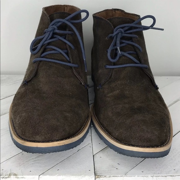 JD FISK Mens Fredrick Brown Suede CHUKKA Desert lace up Ankle Boots Size 12 - Picture 3 of 9